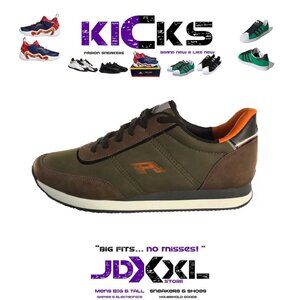 Fashion Olive Green/Brown running shoes